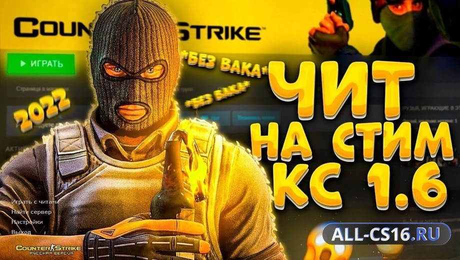 CS 1.6 со Стим хаком