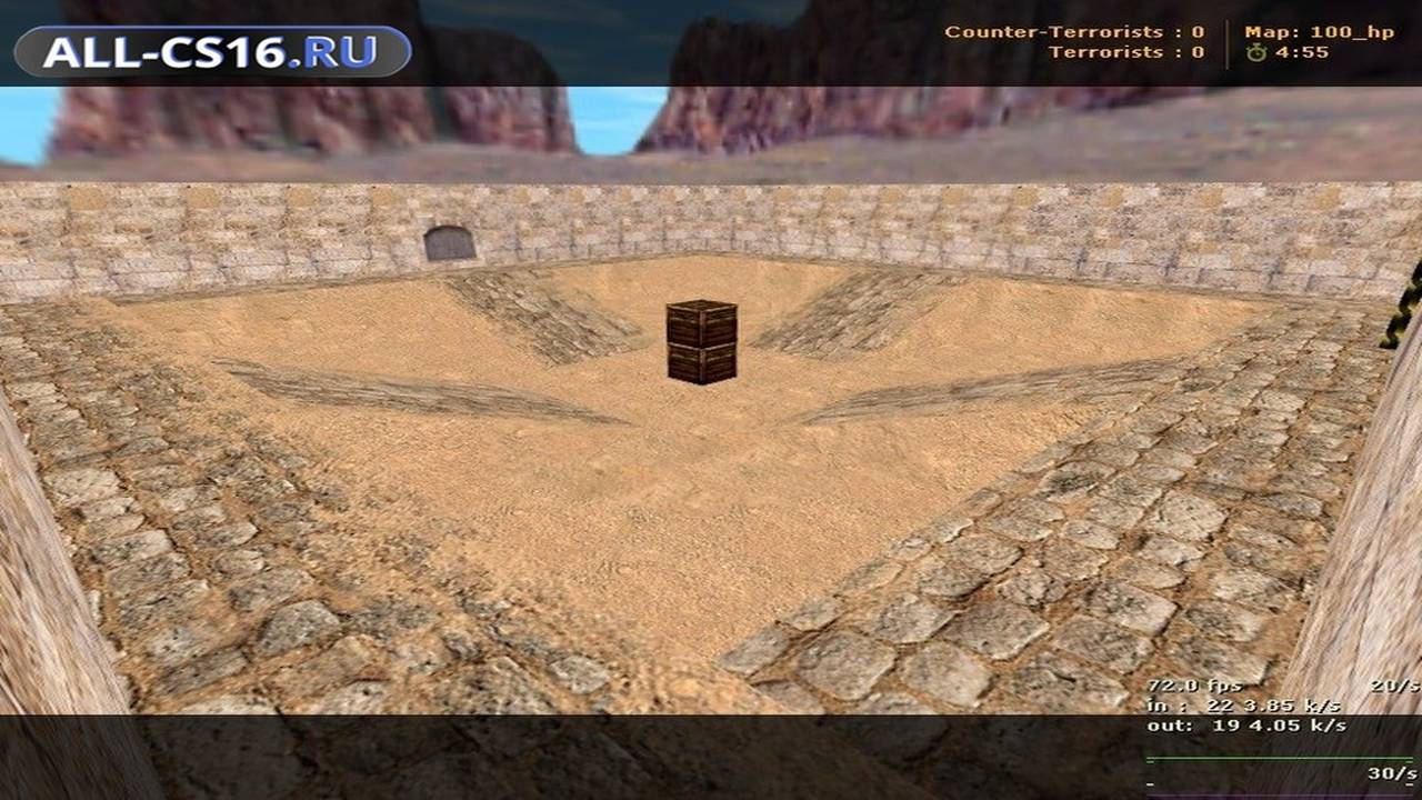 Карта «100_hp» для CS 1.6 для CS 1.6