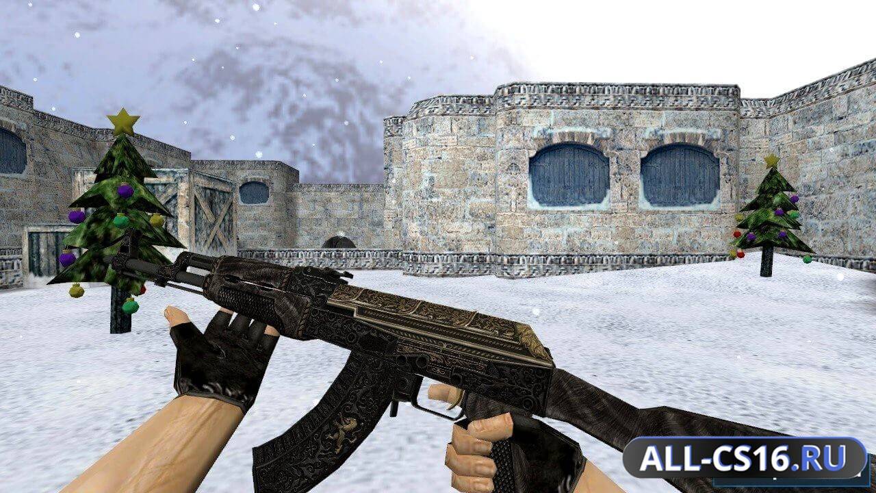 Модель оружия для CS 1.6 - AK-47 АК-47 | Pride