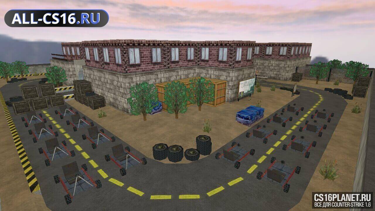 Карта «cs_gokarts2race» для CS 1.6 для CS 1.6
