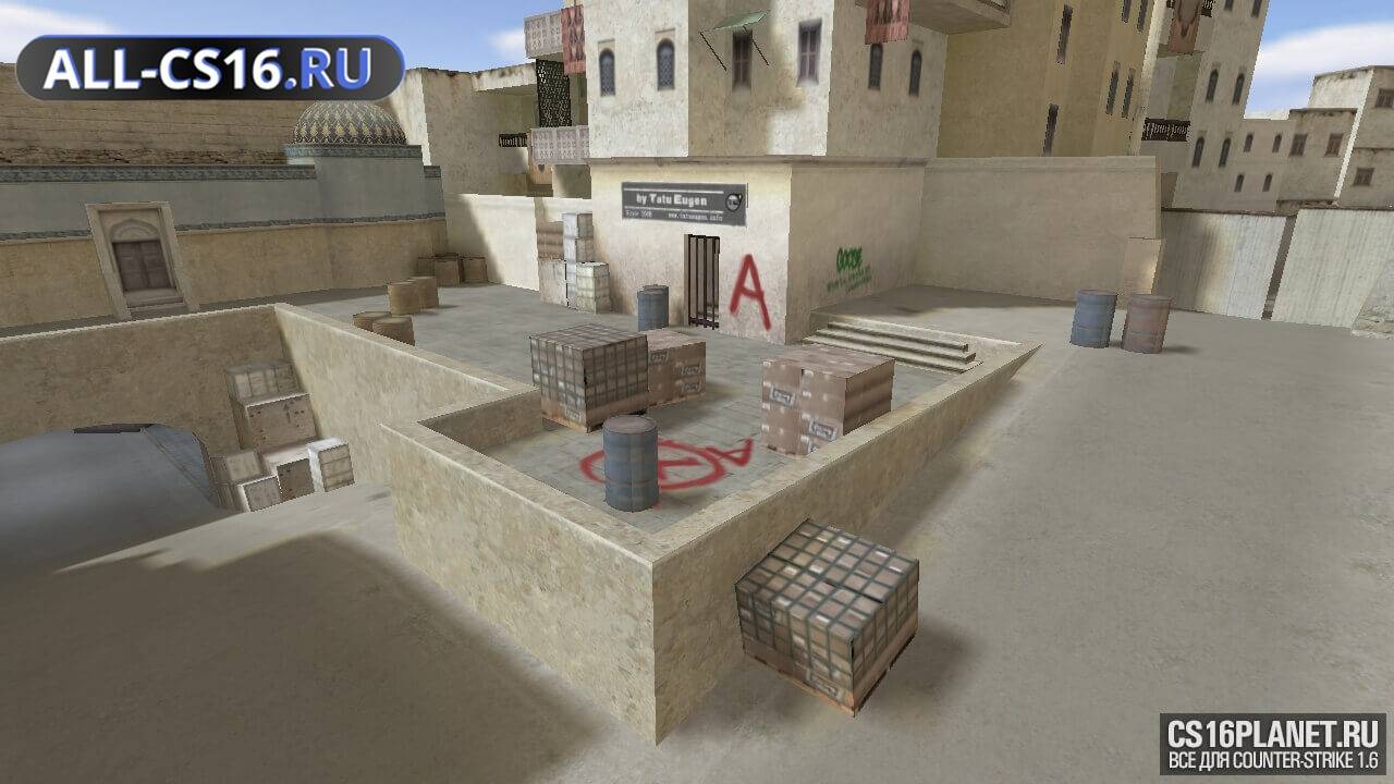 Карта «de_dust2» для CS 1.6 для CS 1.6