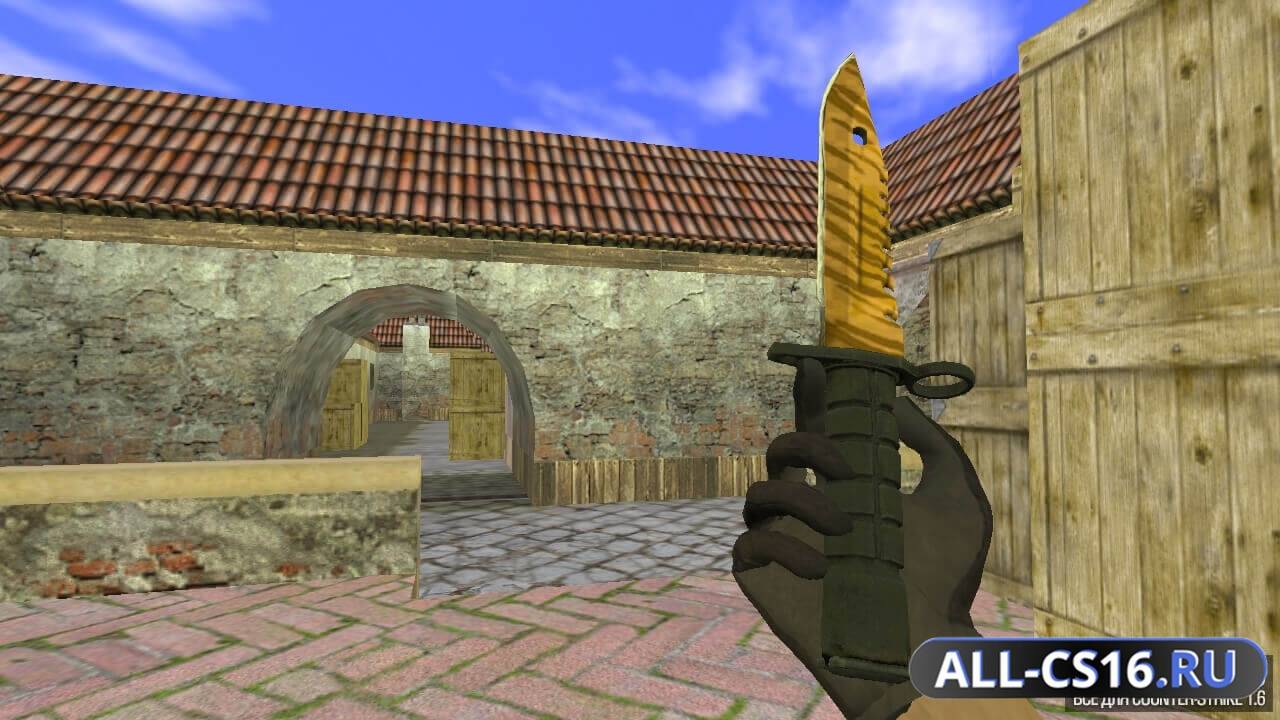 Модель оружия для CS 1.6 - Штык-нож M9 | Зуб тигра