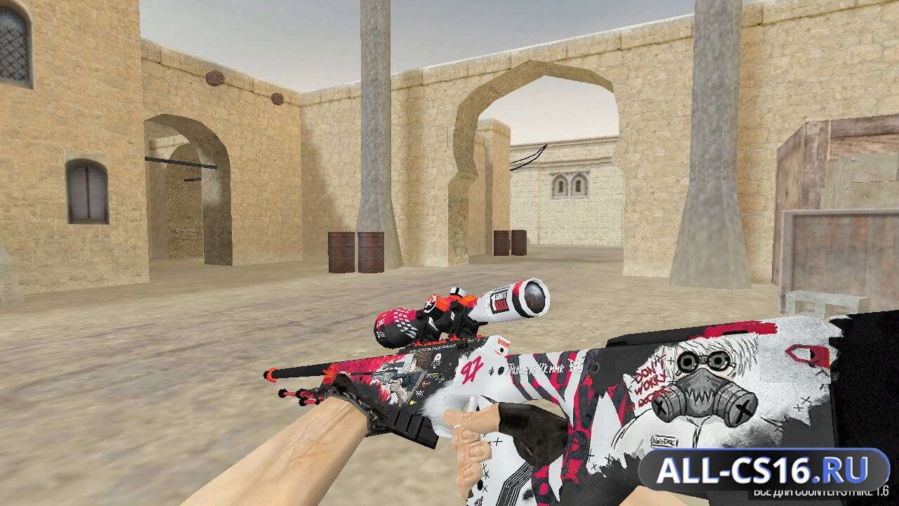 Модель оружия для CS 1.6 - AWP AWP | WildStyle