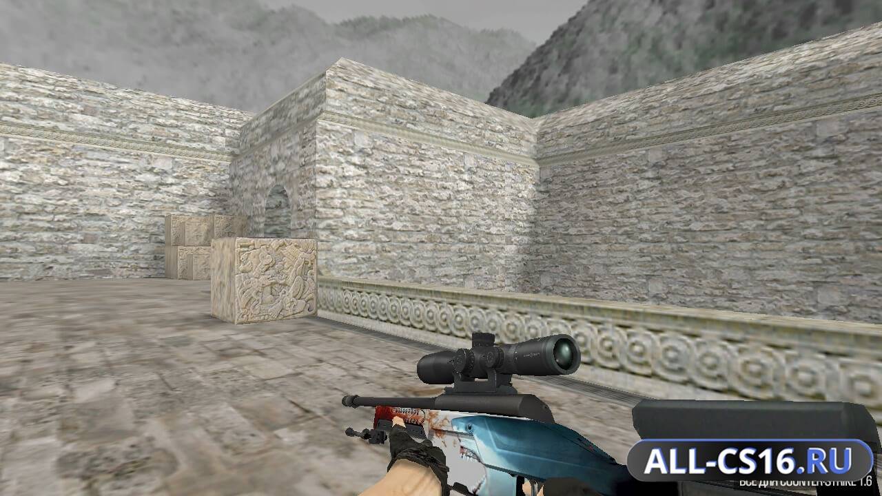 Модель оружия для CS 1.6 - Scout SSG 08 | Кровь в воде