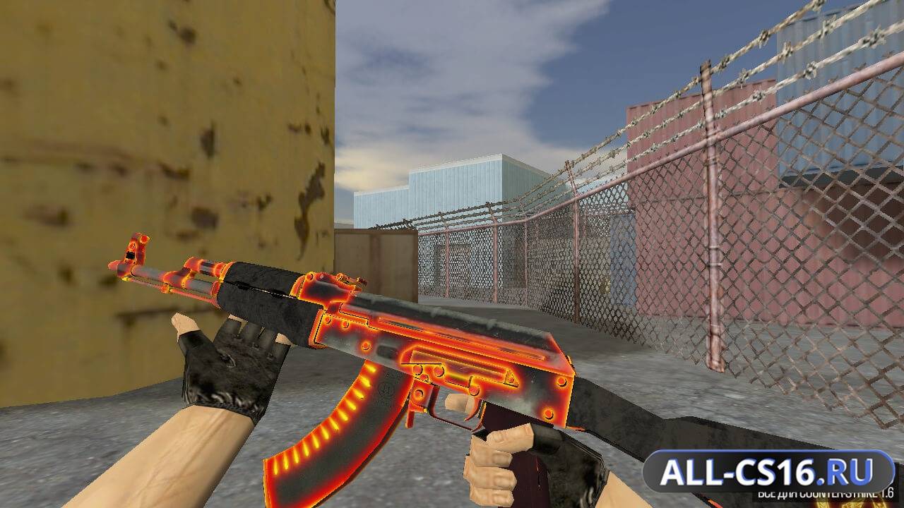 Модель оружия для CS 1.6 - AK-47 АК-47 | Жар
