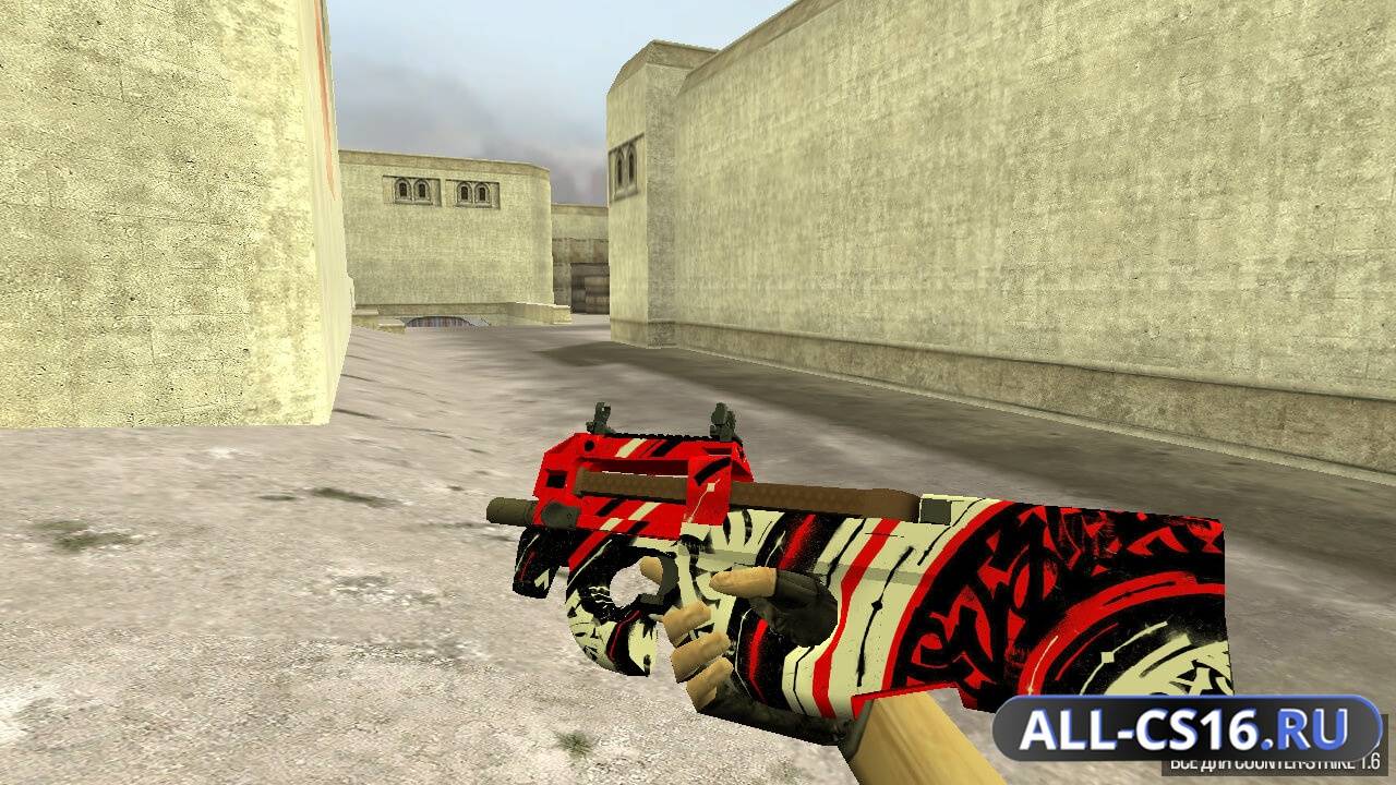 Модель оружия для CS 1.6 - P90 P90 | Calligraphy