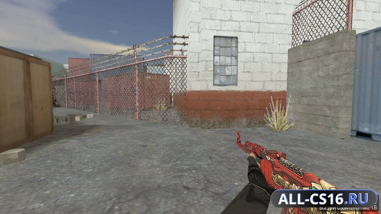 Модель оружия для CS 1.6 - AK-47 АК-47 | Anubis