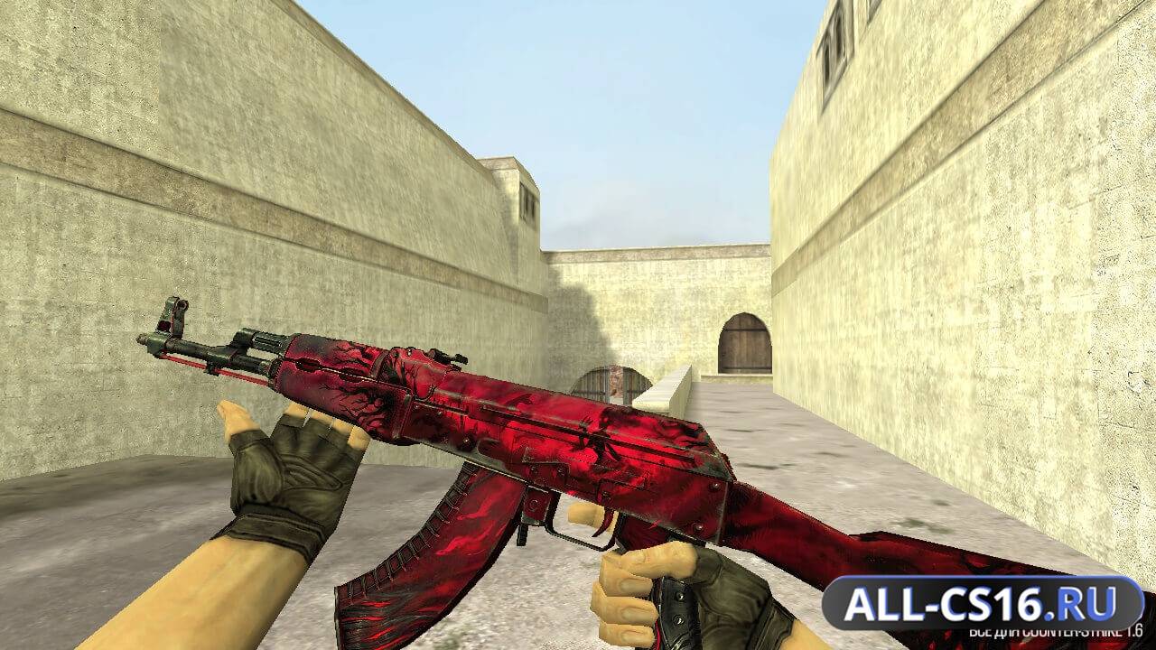 Модель оружия для CS 1.6 - AK-47 АК-47 | Банши