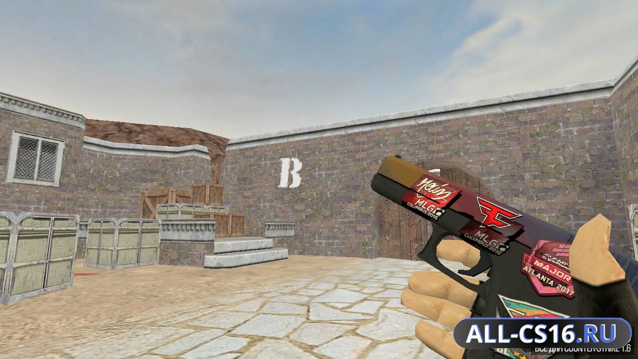 Модель оружия для CS 1.6 - Glock Glock | Градиент