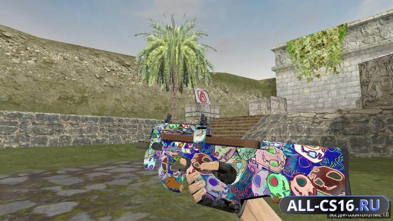 Модель оружия для CS 1.6 - P90 P90 | Dby Kitty