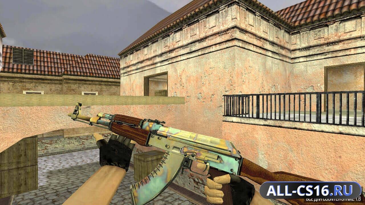 Модель оружия для CS 1.6 - AK-47 АК-47 | Поверхностная закалка