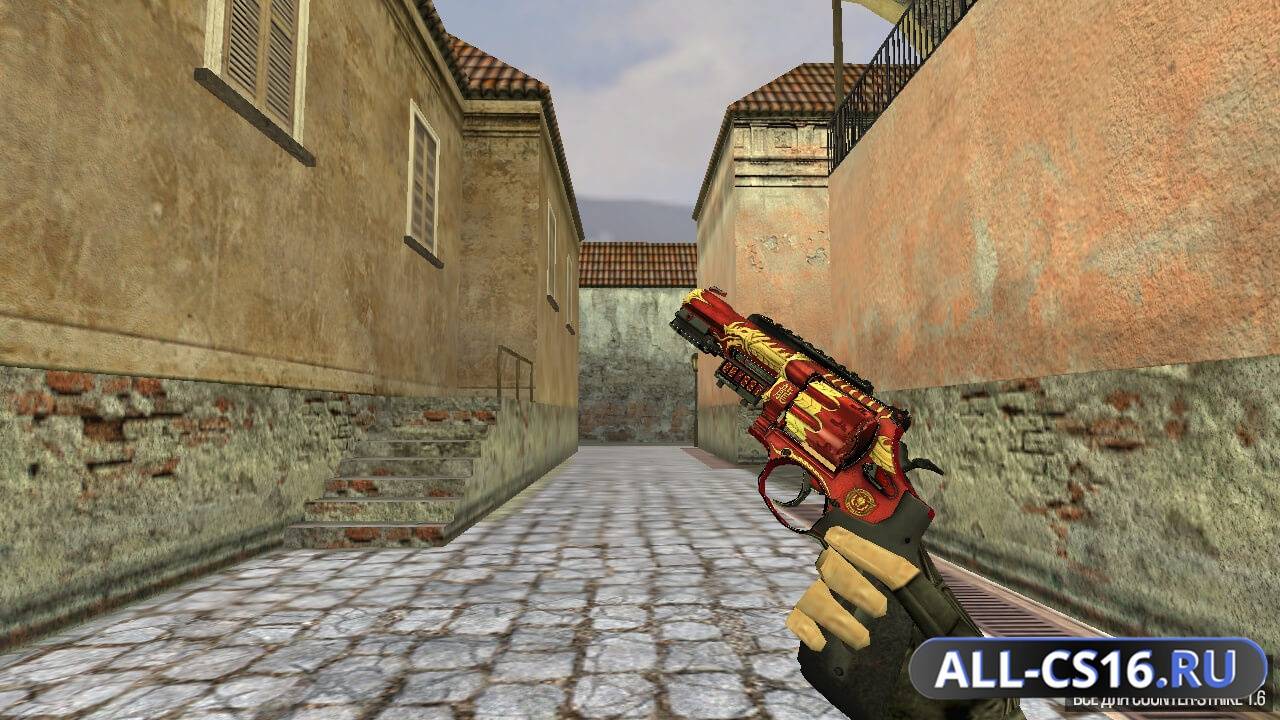 Модель оружия для CS 1.6 - Deagle R8 Revolver | Dragon Soul