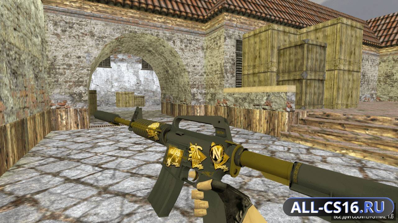 Модель оружия для CS 1.6 - M4A1 M4A1-S | Рыцарь