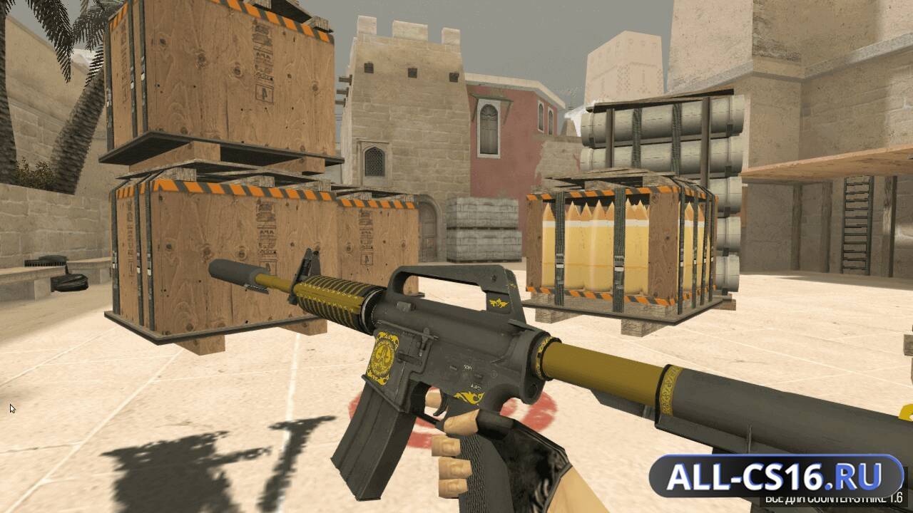 Модель оружия для CS 1.6 - M4A1 M4A1-S | Рыцарь