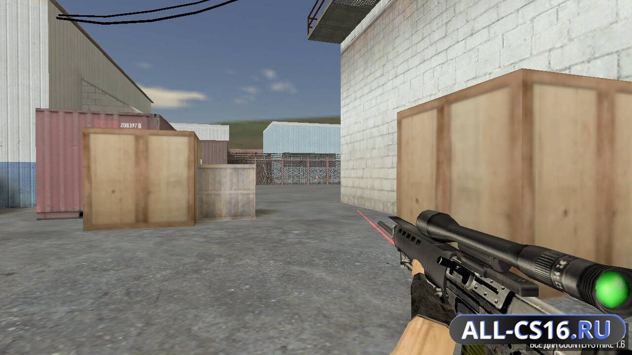 Модель оружия для CS 1.6 - SG-550 SG550 с лазерным прицелом