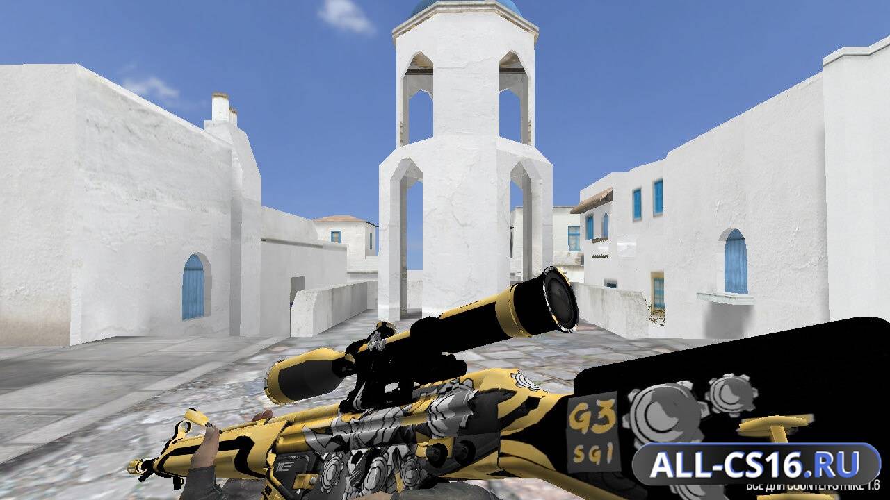 Модель оружия для CS 1.6 - G3SG1 G3SG1 | Cybernetik