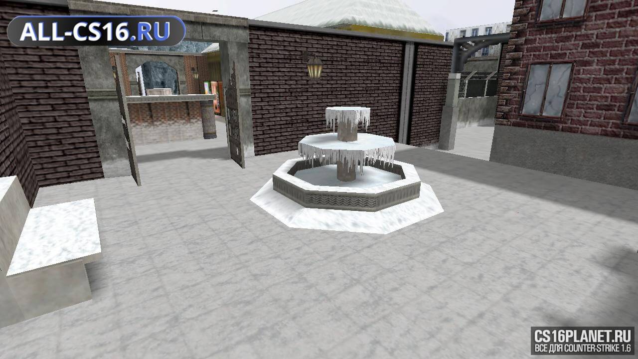 Карта «de_snowyday» для CS 1.6 для CS 1.6