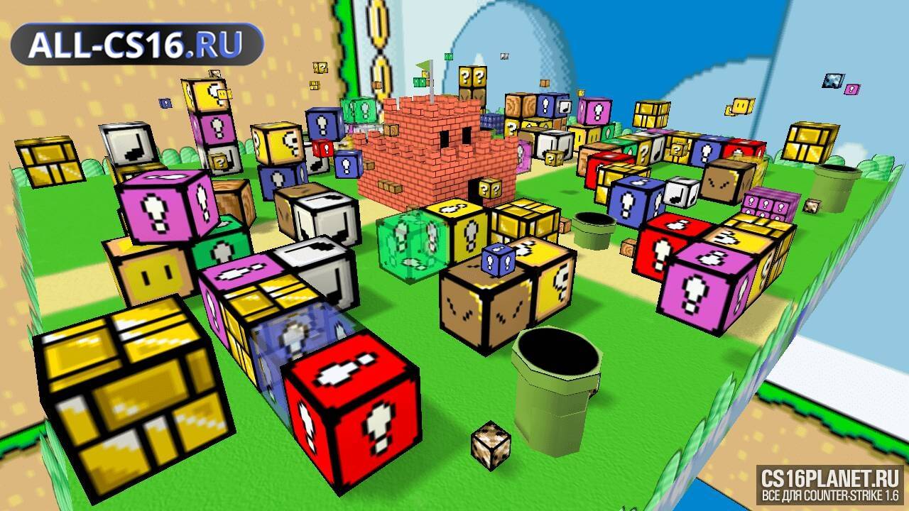 Карта «fy_marioblocks2» для CS 1.6 для CS 1.6