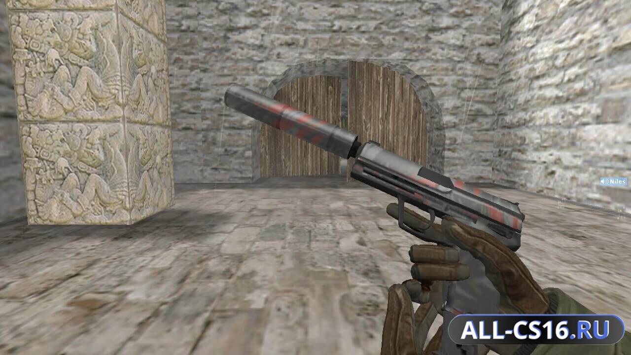 Модель оружия для CS 1.6 - USP USP | Кровавый тигр