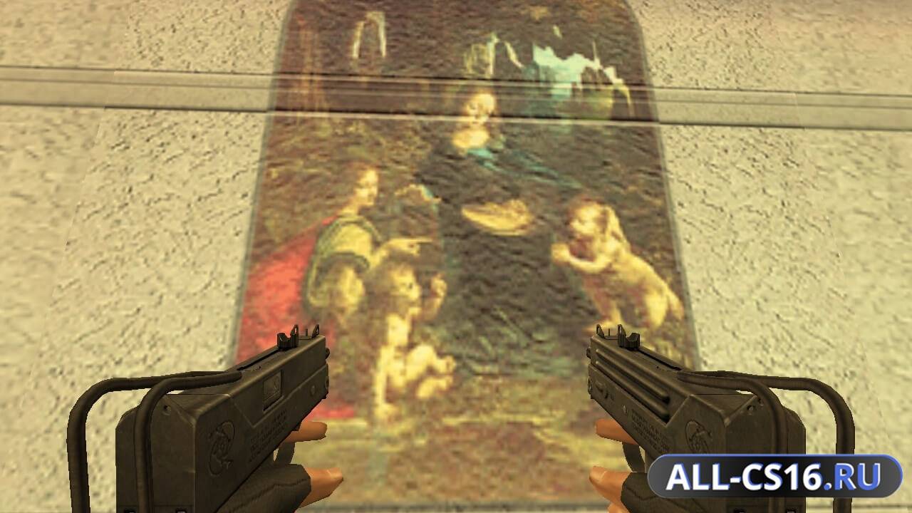 Модель оружия для CS 1.6 - MAC-10 Dual MAC-10