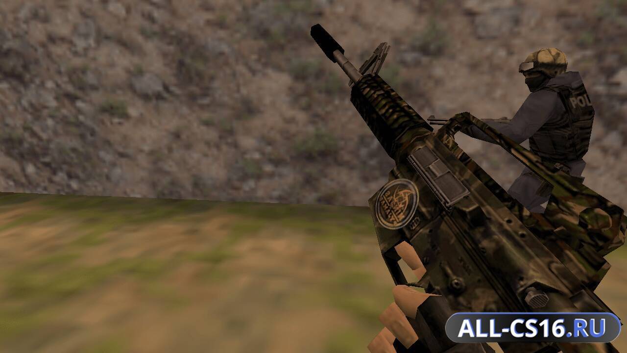 Модель оружия для CS 1.6 - M4A1 M4A1 | Forest | Лес