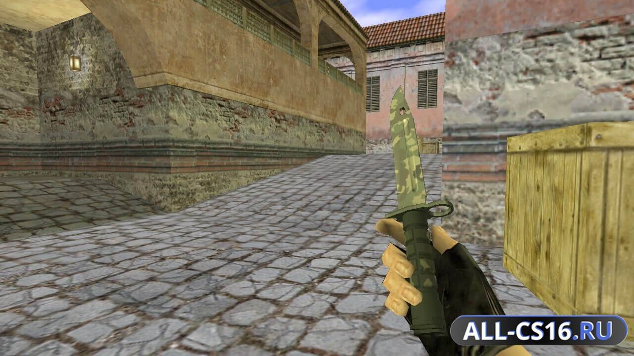 Модель оружия для CS 1.6 - Штык-нож М9 | Северный лес