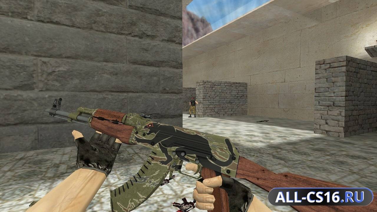 Модель оружия для CS 1.6 - AK-47 АК-47 | Ягуар