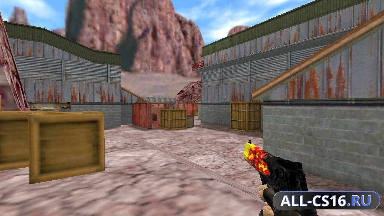 Модель оружия для CS 1.6 - Deagle Deagle | Пламя
