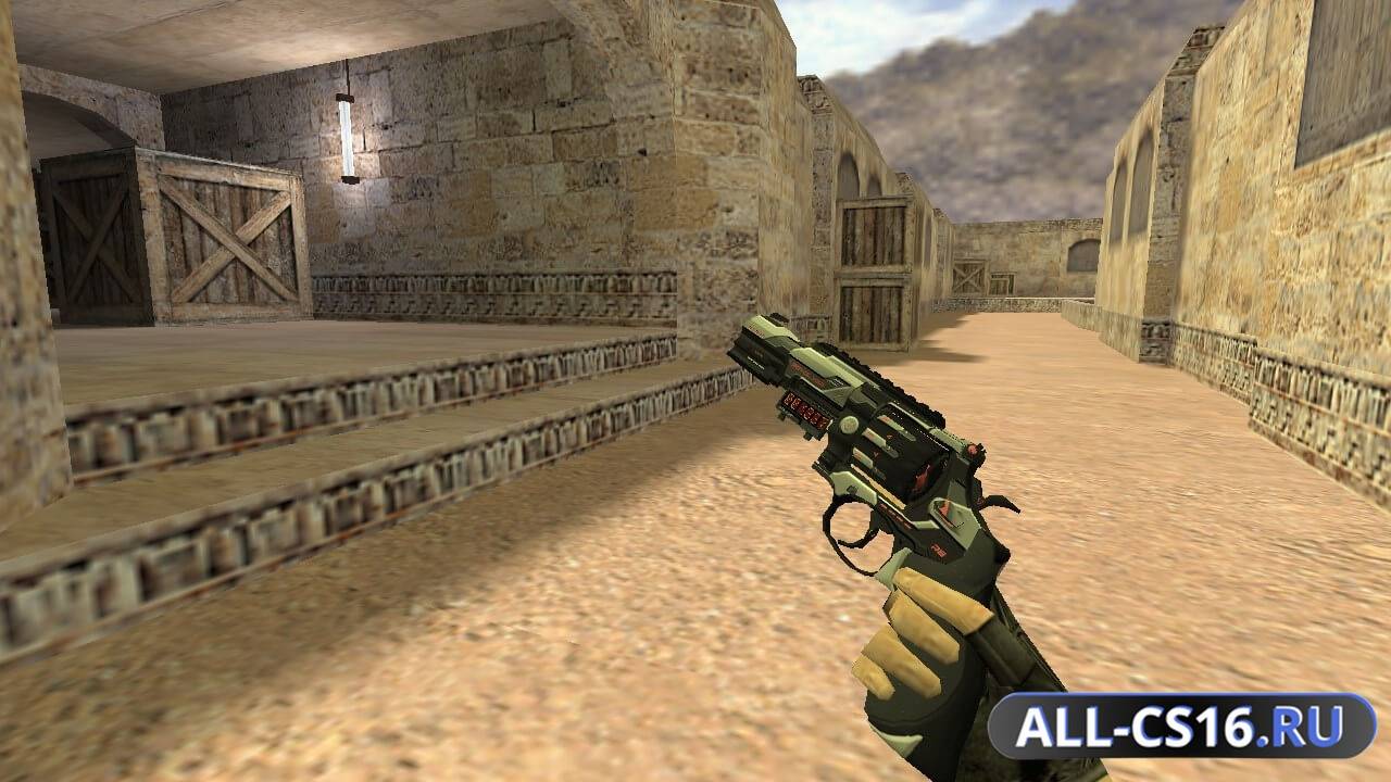 Модель оружия для CS 1.6 - Deagle R8 Revolver | Перезагрузка