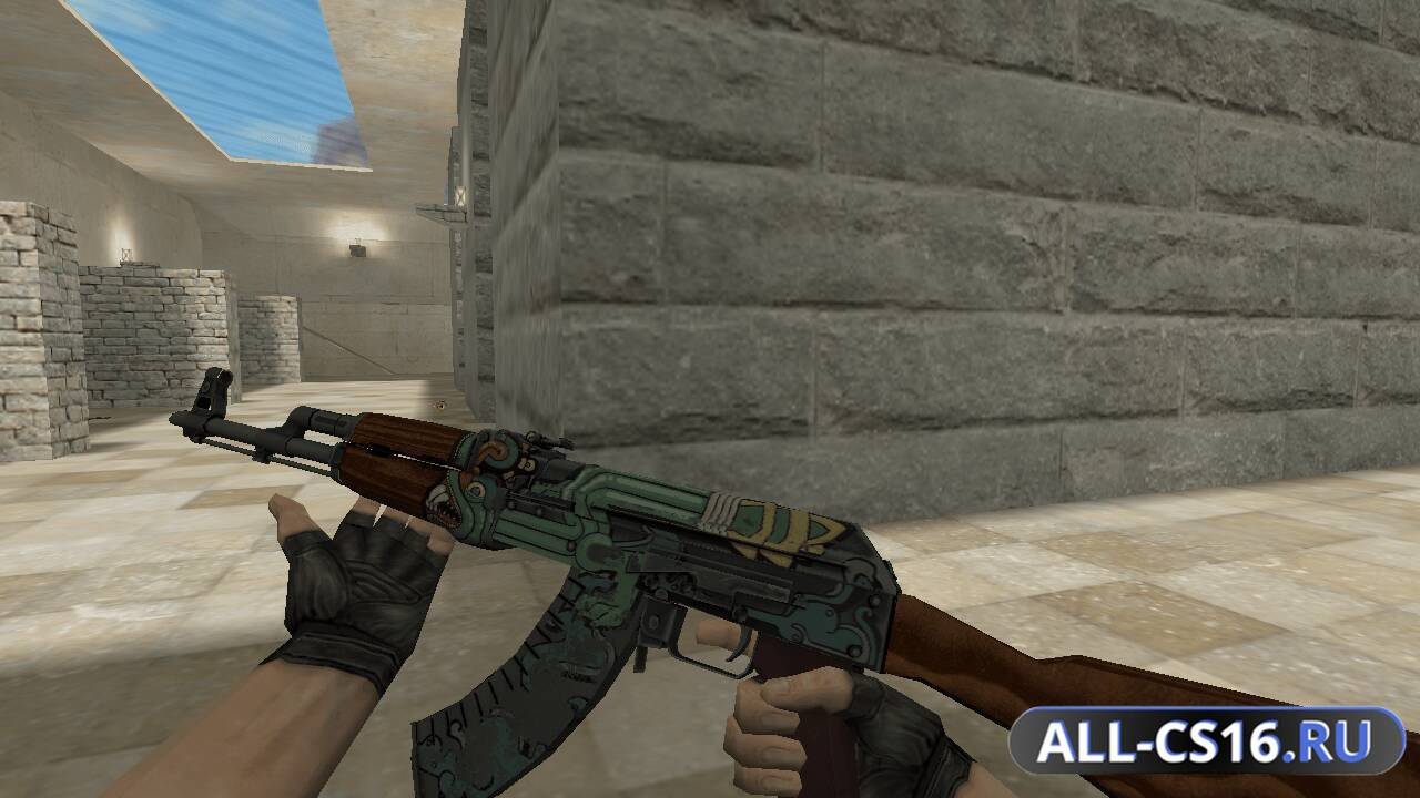 Модель оружия для CS 1.6 - AK-47 АК-47 | Огненный змей