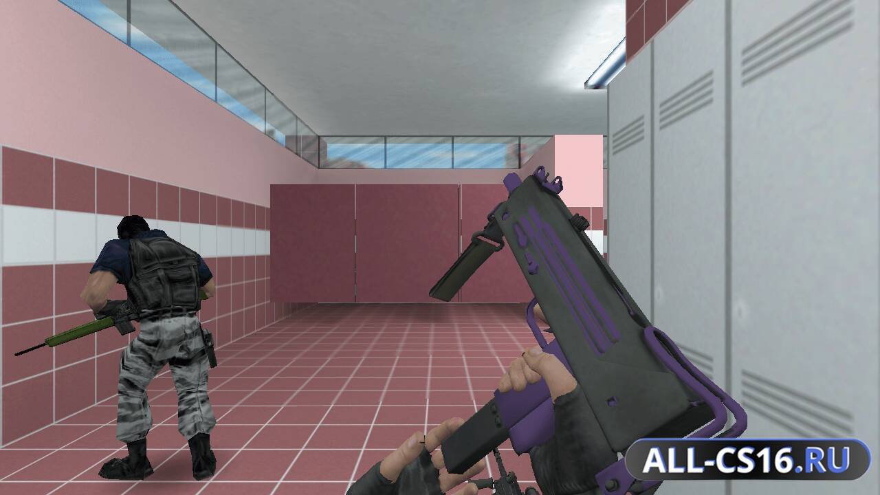 Модель оружия для CS 1.6 - MAC-10 MAC-10 | Ультрафиолет