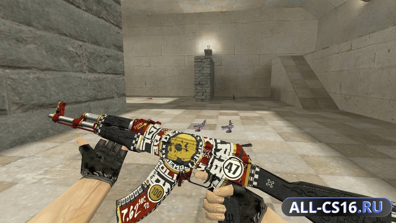 Модель оружия для CS 1.6 - AK-47 АК-47 | Demolition v2