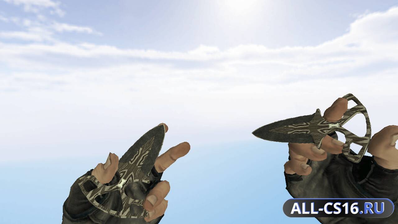 Модель оружия для CS 1.6 - Black Laminate | Shadow Daggers