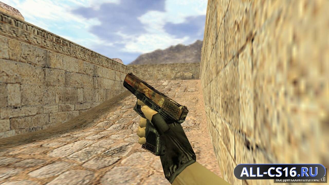 Модель оружия для CS 1.6 - Glock Glock18 | Biker