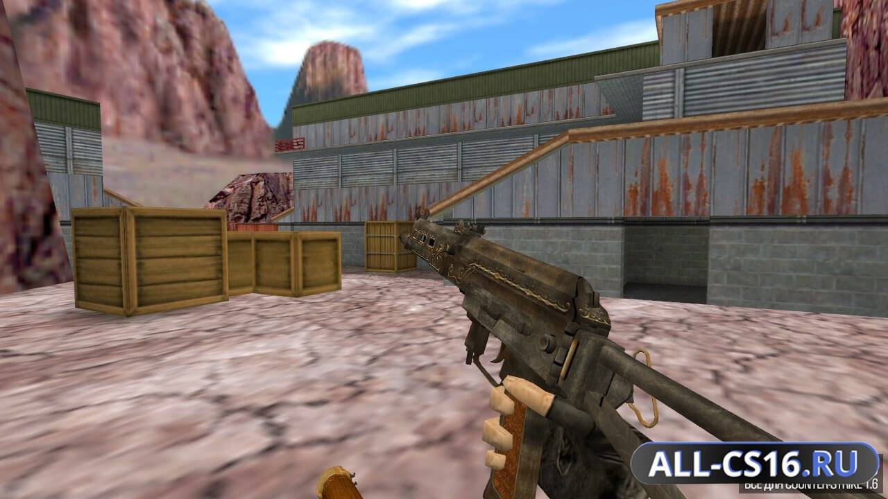 Модель оружия для CS 1.6 - P90 Бизон | Антиквариат