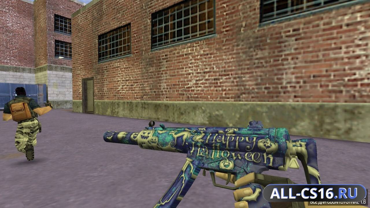 Модель оружия для CS 1.6 - MP5 MP5-SD | Spooky