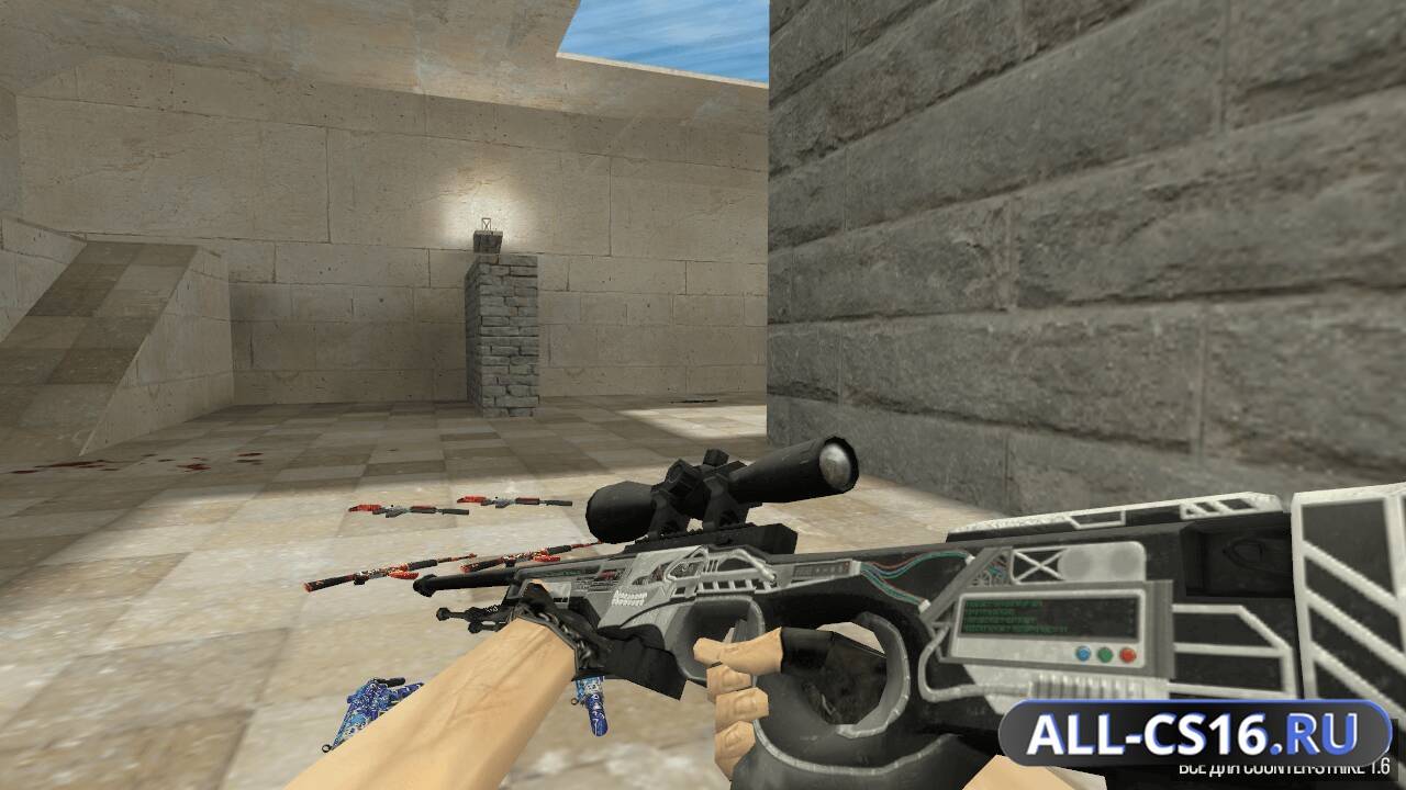 Модель оружия для CS 1.6 - AWP AWP | Hidden Threat