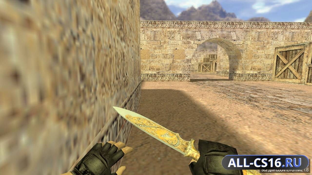 Модель оружия для CS 1.6 - Нож | Engraved Blade