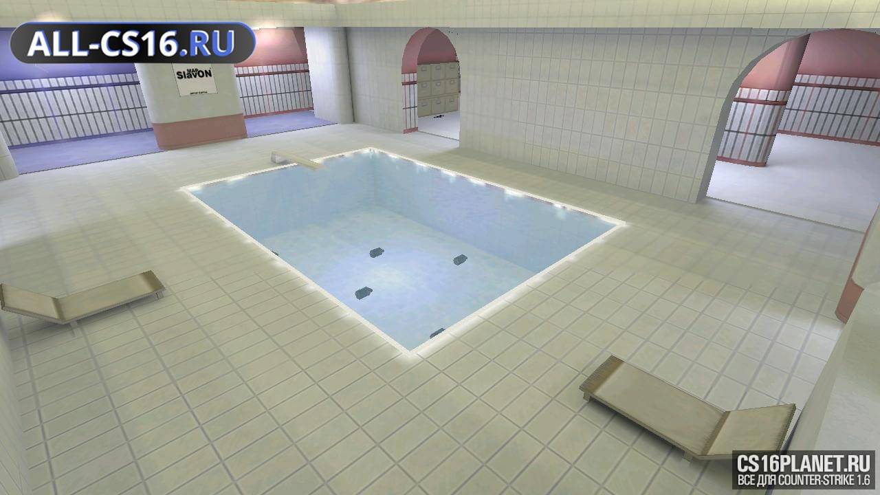 Карта «gg_new_pool_day» для CS 1.6 для CS 1.6