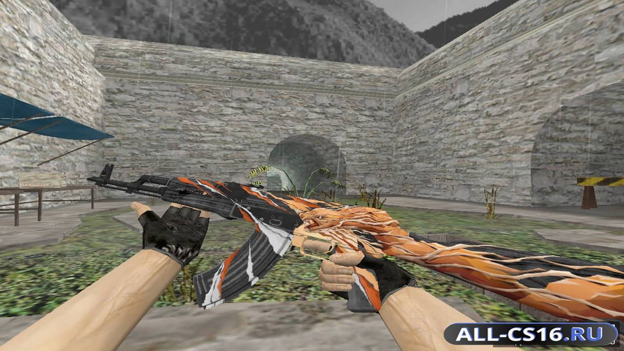 Модель оружия для CS 1.6 - AK-47 АК-47 | Worm