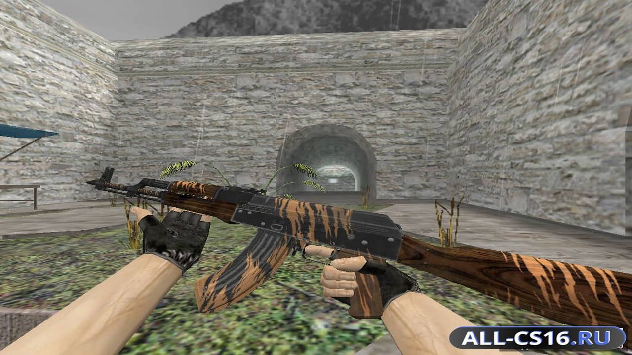 Модель оружия для CS 1.6 - AK-47 АК-47 | Tiger