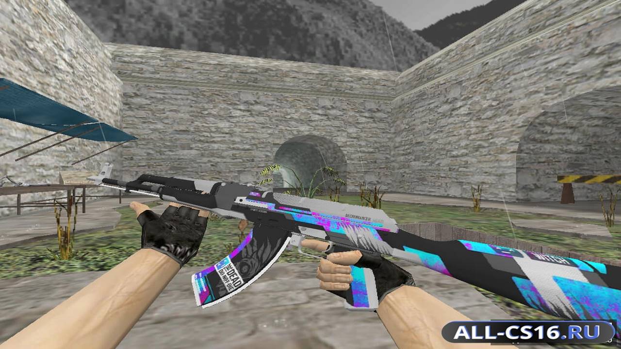 Модель оружия для CS 1.6 - AK-47 АК-47 | Necromancer