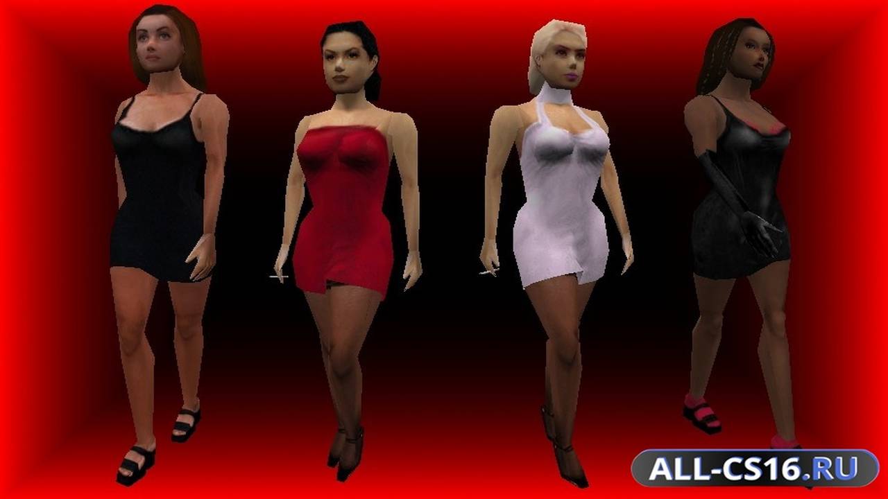 Модель для CS 1.6 - Заложницы Hot Girls