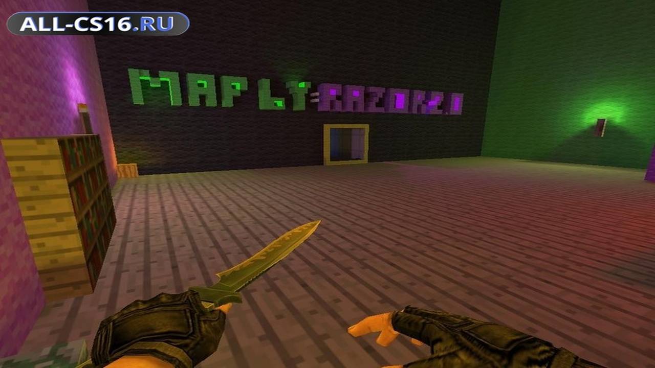 Карта «1hp_minecraft» для CS 1.6 для CS 1.6