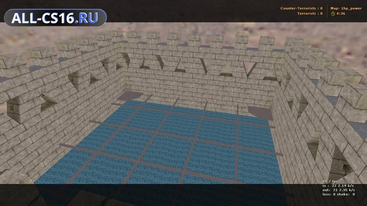 Карта «1hp_power» для CS 1.6 для CS 1.6