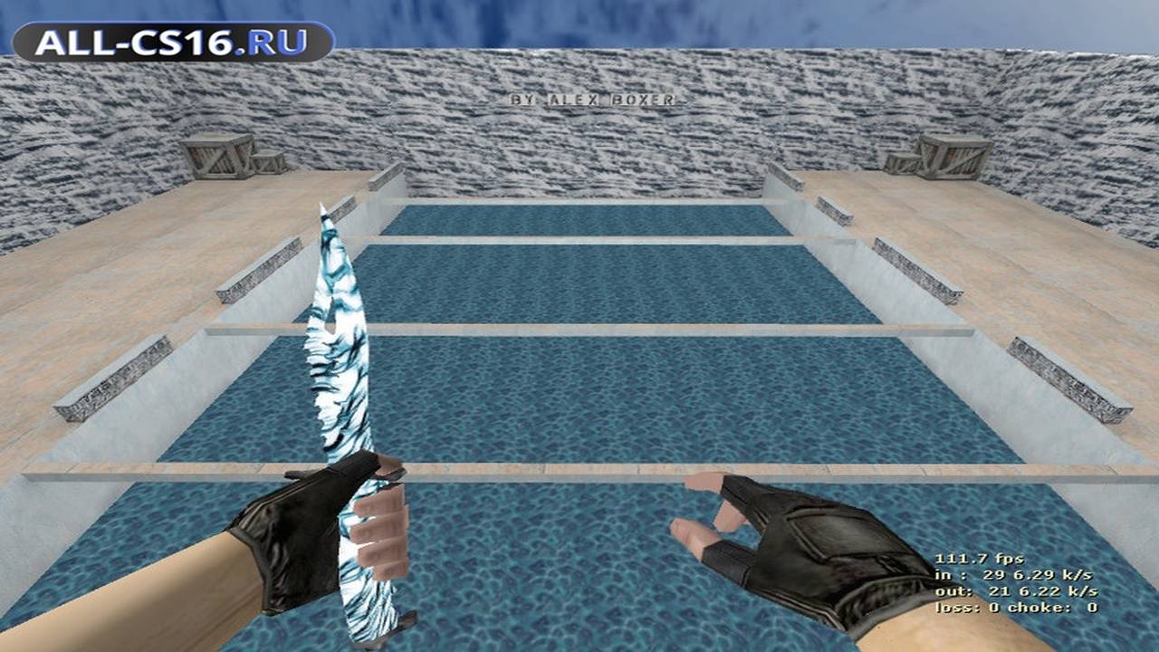 Карта «1hp_snow» для CS 1.6 для CS 1.6