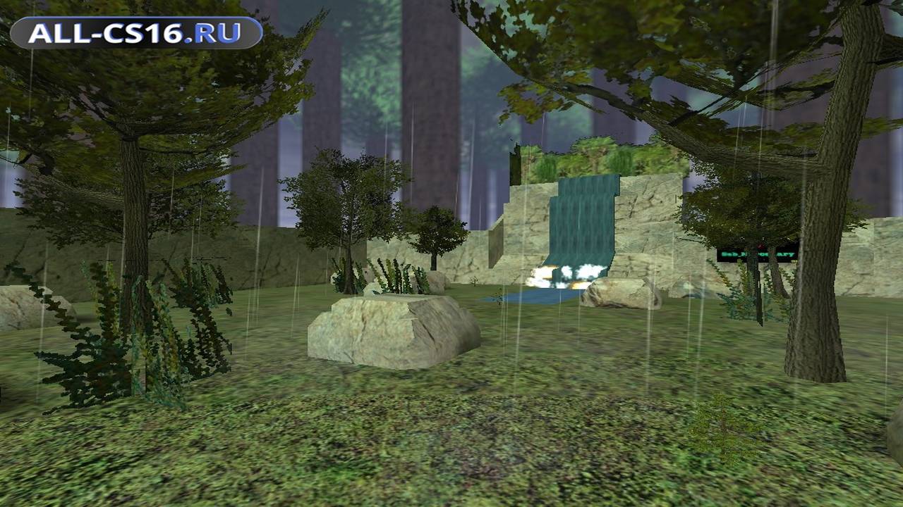 Карта «1hp_waterfall» для CS 1.6 для CS 1.6