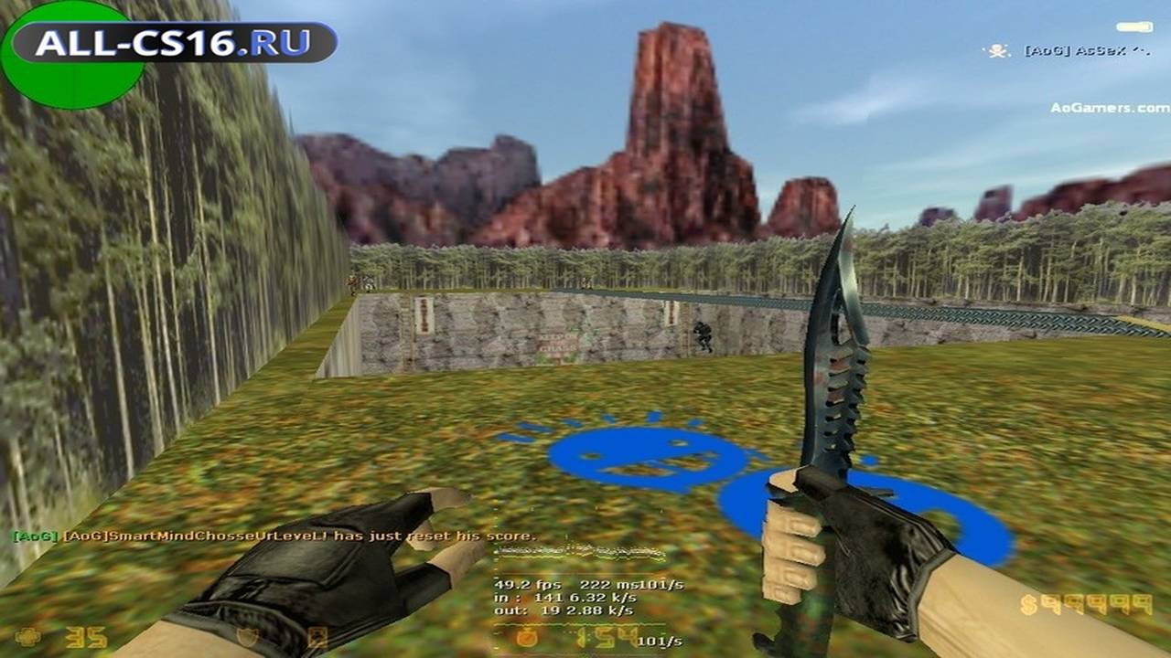 Карта «34hp_knifewoods» для CS 1.6 для CS 1.6