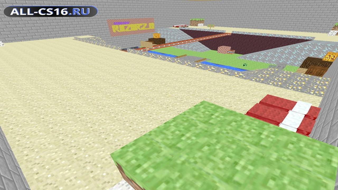 Карта «35hp_minecraft» для CS 1.6 для CS 1.6