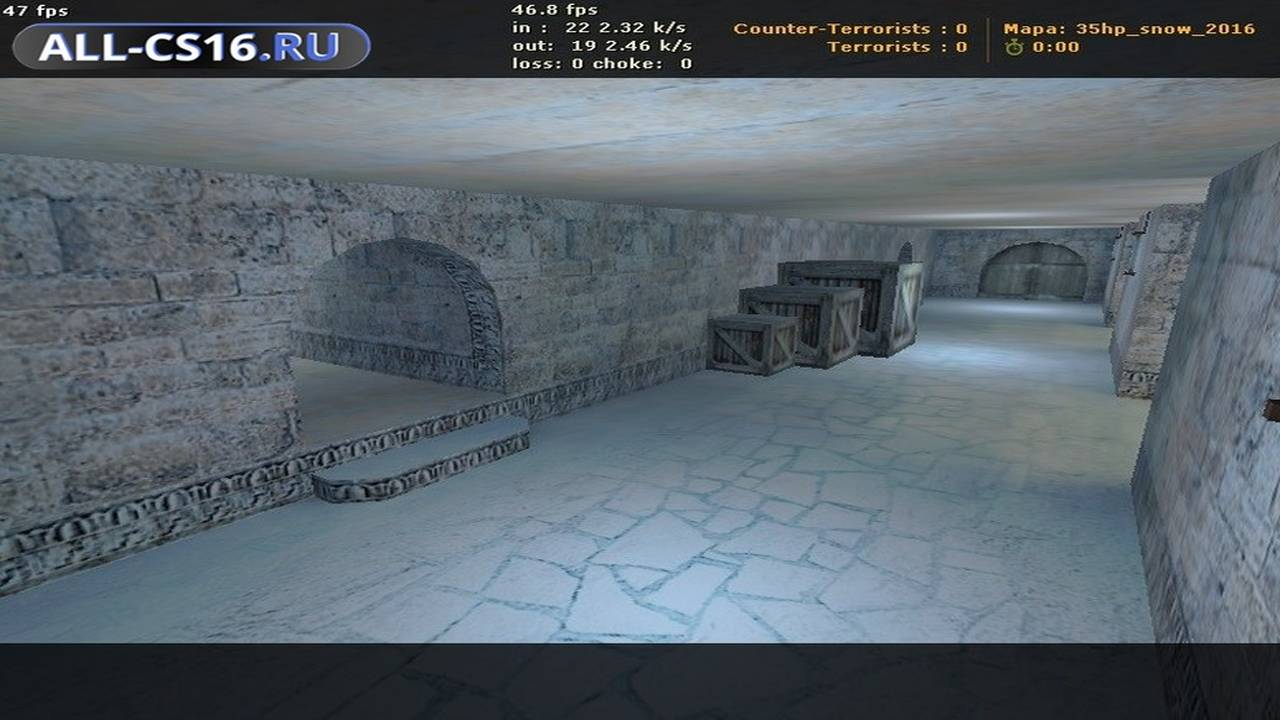 Карта «35hp_snow_2016» для CS 1.6 для CS 1.6